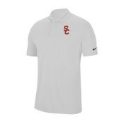 USC Trojan Men's Nike White SC Interlock Victory Solid Polo